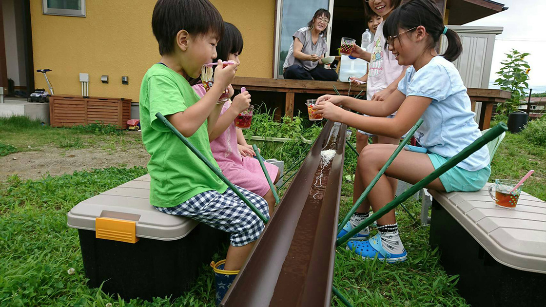 流しそうめん